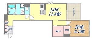 シャーメゾン夙川WESTの物件間取画像